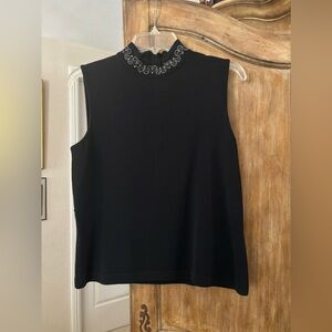 St John knit sleeveless top size S